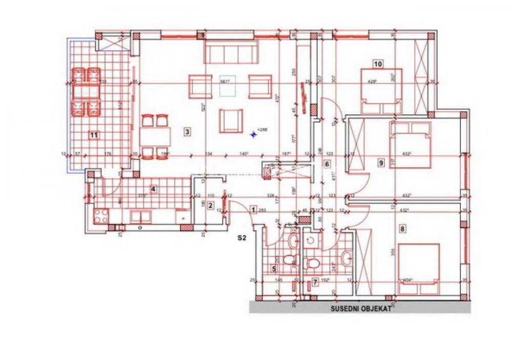 Slika 1 - Četvorosoban stan na prodaju, 116m2, 227.300€