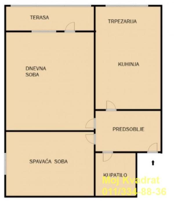 Slika 11 - Dvosoban stan na prodaju, 51m2, 160.000€
