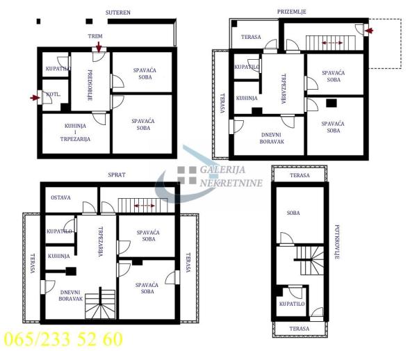 Slika 4 - Bistrička,  Kuća na prodaju, 326m2, 265.000€