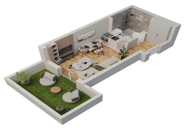 Slika 6 -  Stan na prodaju, 24m2, 39.530€