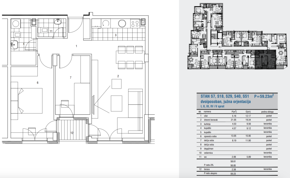 Glavna slika -U blziini Pravnog i fakulteta Umetnosti, Dvoiposoban stan na prodaju, 59.03m2, 138.720€