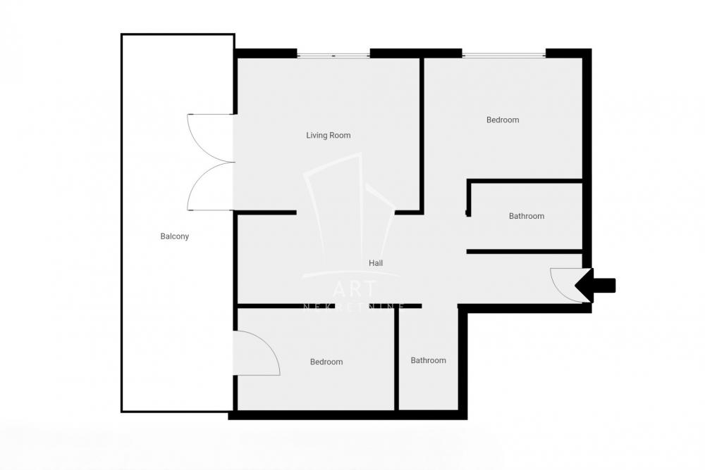 Slika 1 - Ilindenska, Trosoban stan na prodaju, 68m2, 390.000€