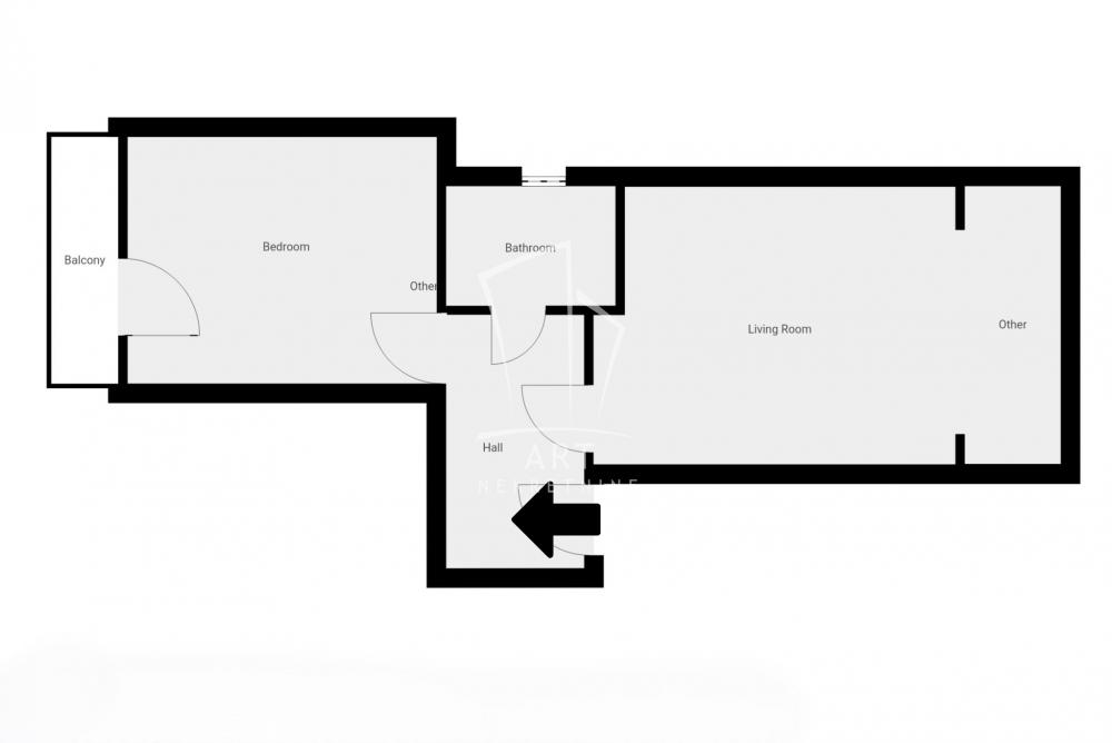 Slika 1 - Emilije Jakšić, Dvosoban stan na prodaju, 42m2, 159.000€