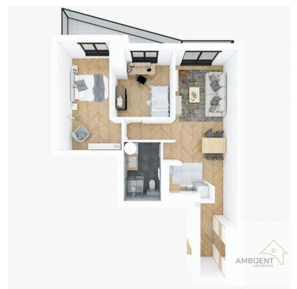 Slika 3 - Trosoban stan na prodaju, 71m2, 213.480€
