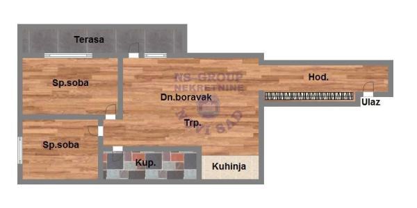 Glavna slika -Trosoban stan na prodaju, 61m2, 139.020€