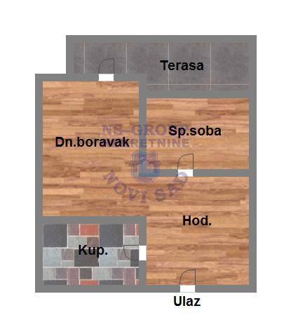 Glavna slika -Dvosoban stan na prodaju, 46m2, 108.980€