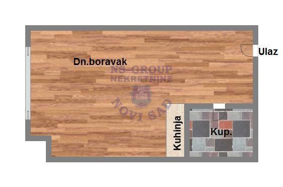 Glavna slika -Jednosoban stan na prodaju, 27m2, 67.090€