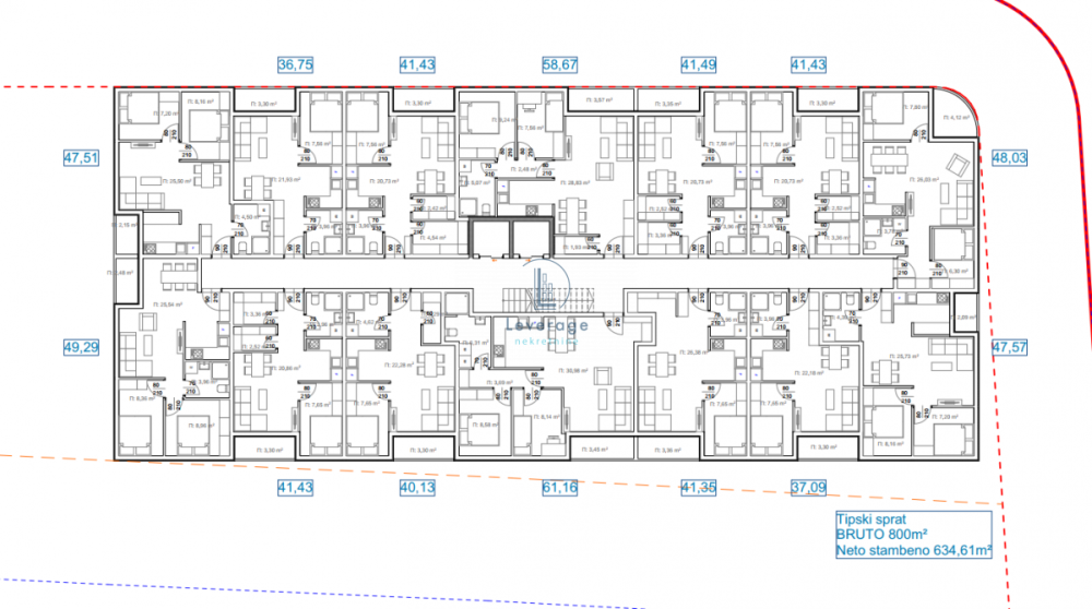 Slika 4 - Teodora Mirijevskog, Jednoiposoban stan na prodaju, 37m2, 86.210€