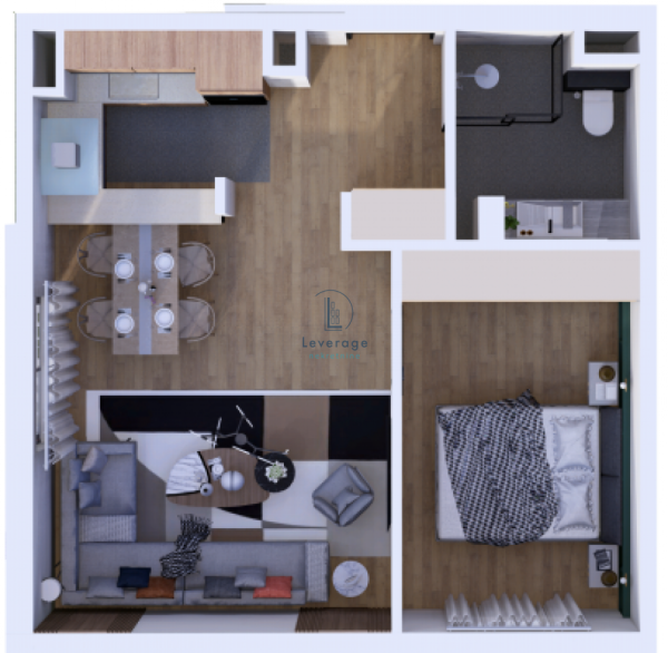 Slika 3 - Dvosoban stan na prodaju, 44m2, 80.400€