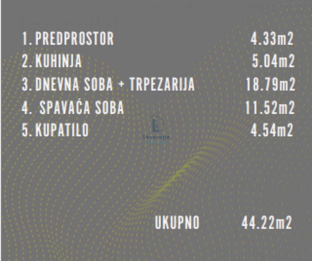 Slika 6 - Dvosoban stan na prodaju, 44m2, 80.400€