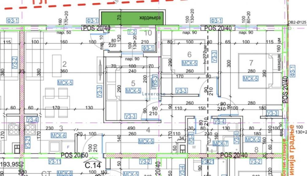 Slika 1 - Matice Srpske, Troiposoban stan na prodaju, 64m2, 147.270€