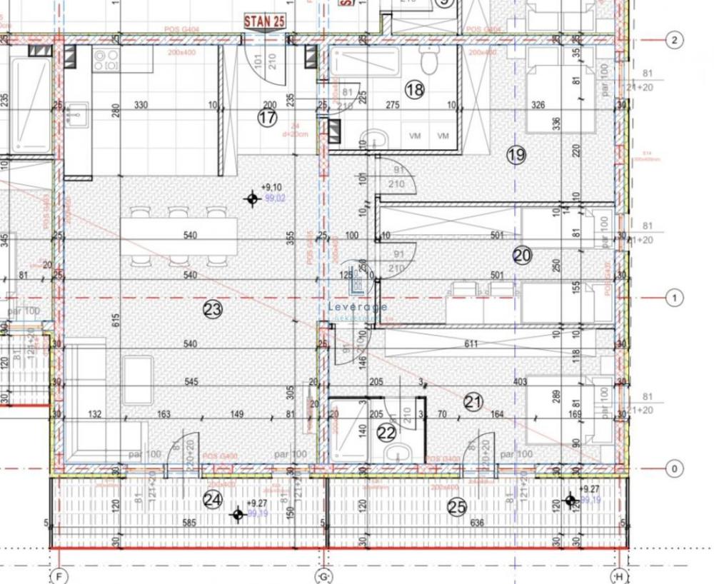 Slika 1 - Maršala Tita, Troiposoban stan na prodaju, 113m2, 169.500€