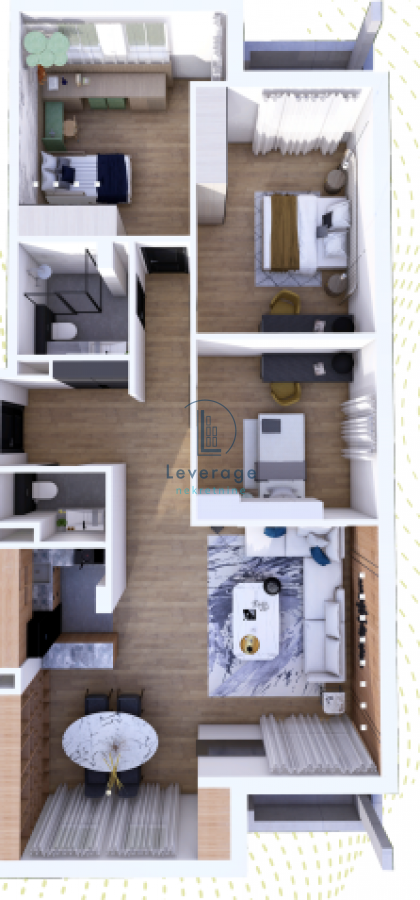 Slika 4 - Četvoroiposoban stan na prodaju, 104m2, 179.636€