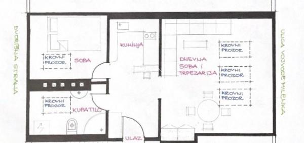 Slika 3 - Jednosoban stan na prodaju, 45m2, 150.000€