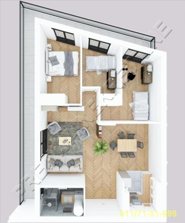 Slika 1 - Četvorosoban stan na prodaju, 100m2, 310.000€