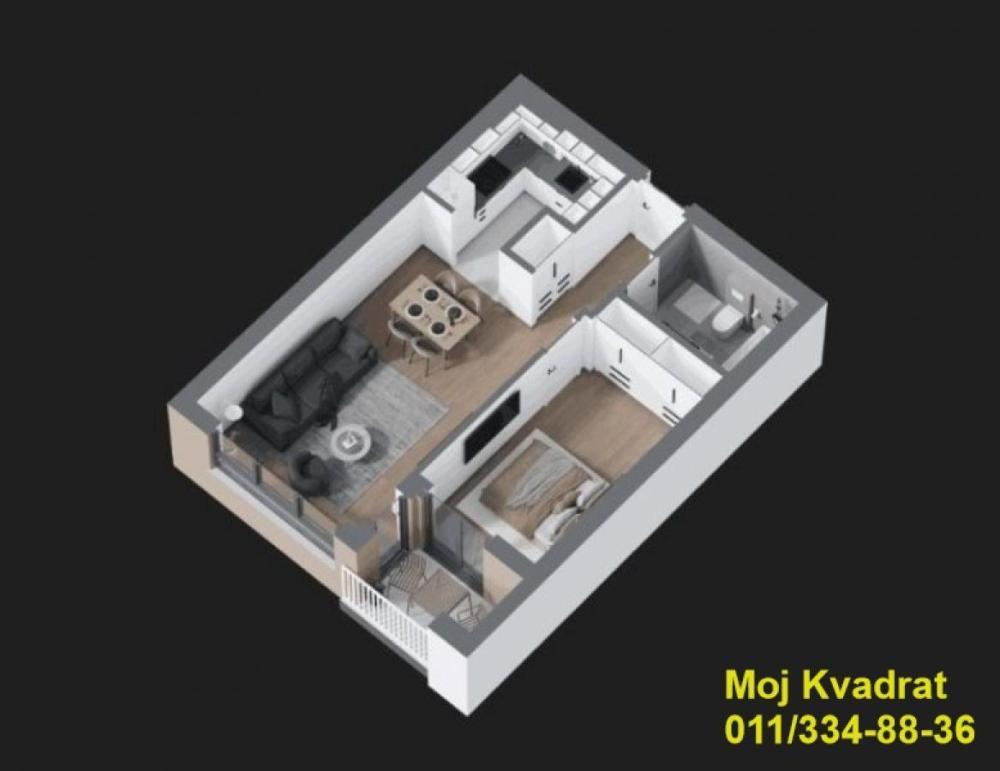 Glavna slika -Dvosoban stan na prodaju, 51m2, 153.000€