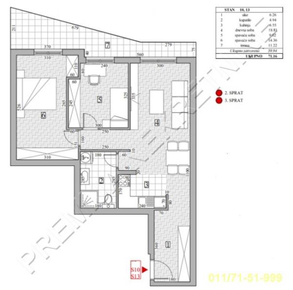 Slika 2 - Torlačka, Trosoban stan na prodaju, 71m2, 200.541€