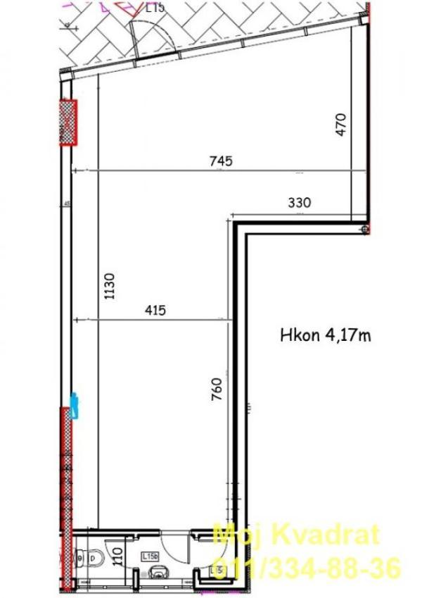 Glavna slika - Lokal za izdavanje, 68m2, 2.150€