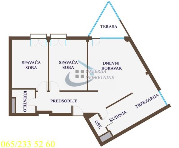 Slika 0 - Mije Kovačevića, Trosoban stan na prodaju, 72m2, 220.000€
