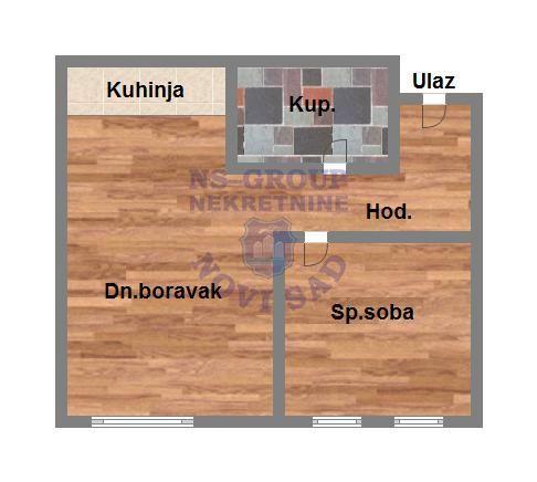 Glavna slika -Dvosoban stan na prodaju, 38m2, 104.440€