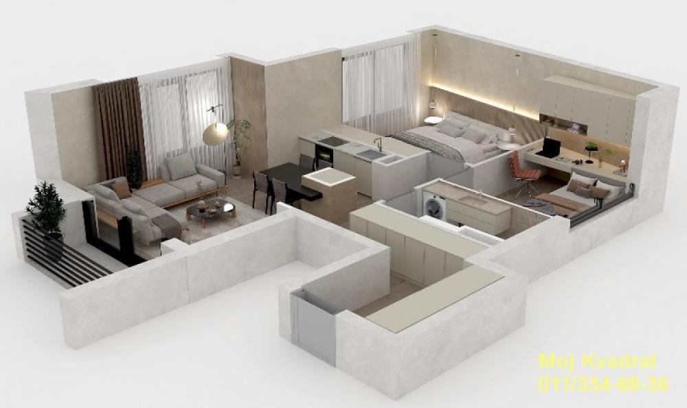 Glavna slika -Dvoiposoban stan na prodaju, 67m2, 266.240€