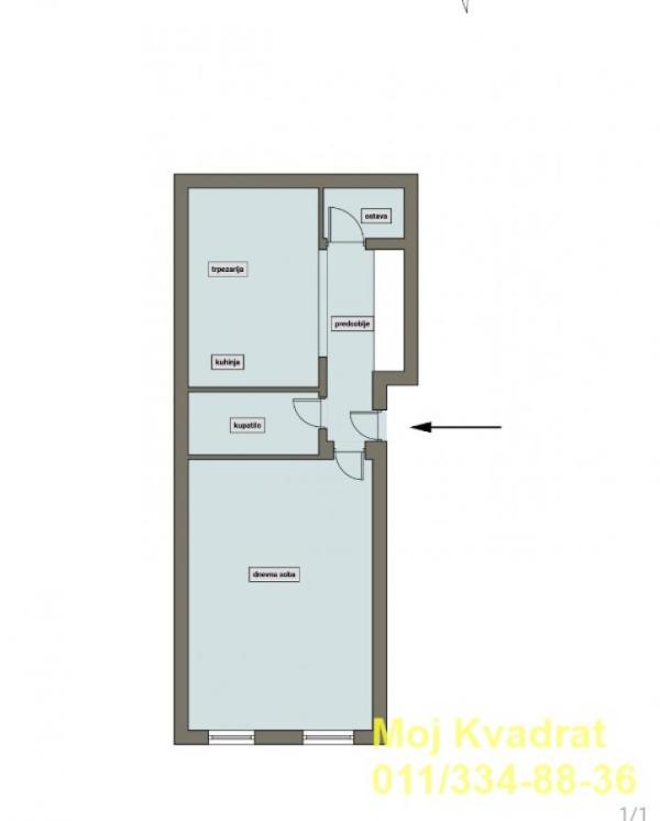 Slika 5 - Jednosoban stan na prodaju, 28m2, 98.000€