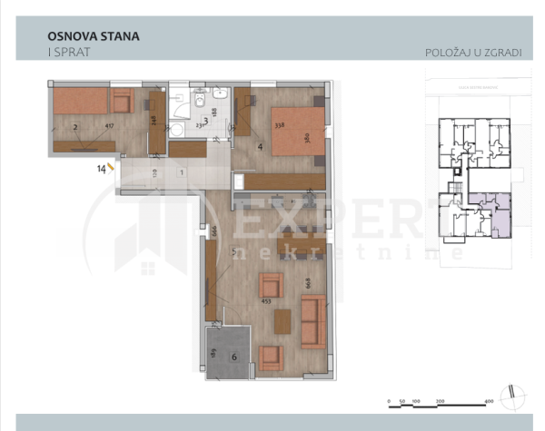 Slika 1 - Filipa Višnjića, Dvoiposoban stan na prodaju, 62m2, 155.000€