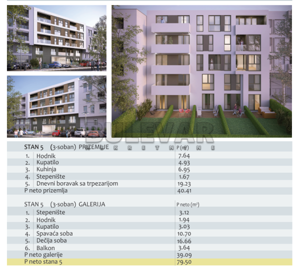 Slika 2 - Filipa Višnjića, Trosoban stan na prodaju, 80m2, 200.000€