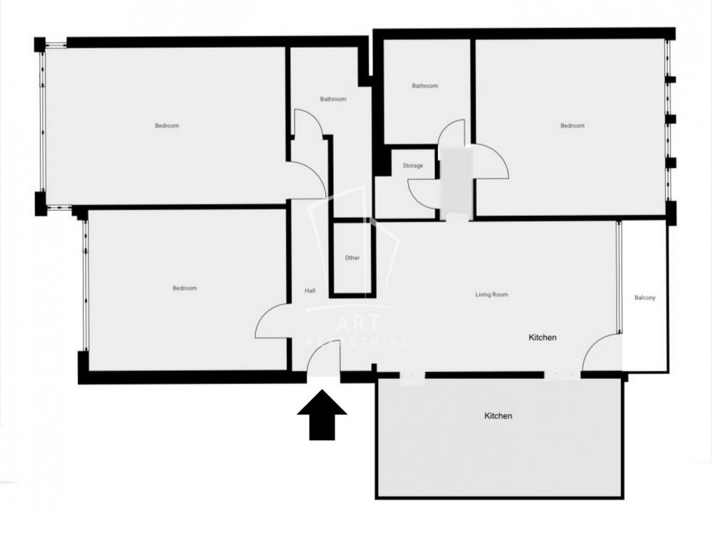 Slika 2 - Ilije Garašanina, Četvorosoban stan na prodaju, 120m2, 526.000€