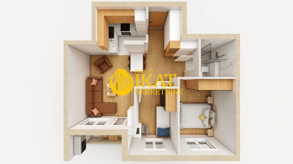 Slika 3 - Trosoban stan na prodaju, 51m2, 117.875€