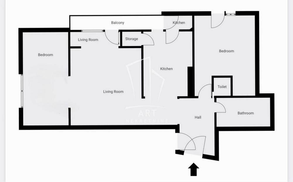 Slika 1 - Skadarska, Trosoban stan na prodaju, 80m2, 310.000€