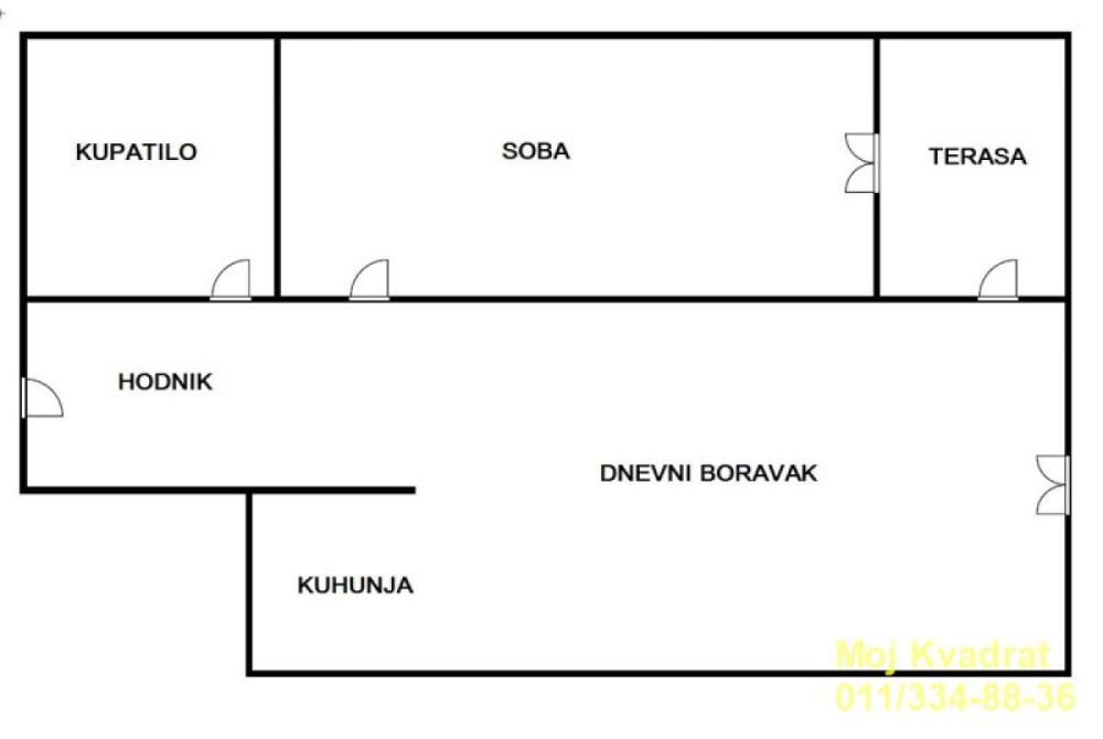 Slika 6 - Dvosoban stan na prodaju, 51m2, 192.000€
