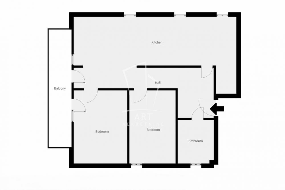 Slika 1 - Pazinska, Trosoban stan na prodaju, 71m2, 245.000€
