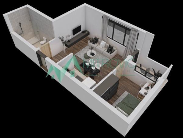 Glavna slika -Jednoiposoban stan na prodaju, 40m2, 106.370€