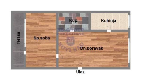Slika 3 - Jednoiposoban stan na prodaju, 35m2, 90.150€