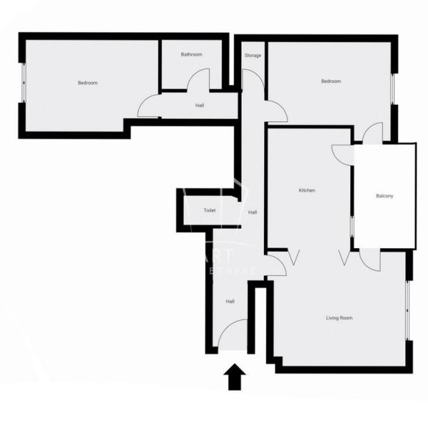 Slika 1 - Blagoja Parovića, Trosoban stan na prodaju, 74m2, 269.000€