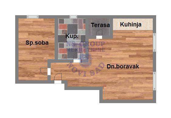Glavna slika -Jednoiposoban stan na prodaju, 39m2, 106.090€