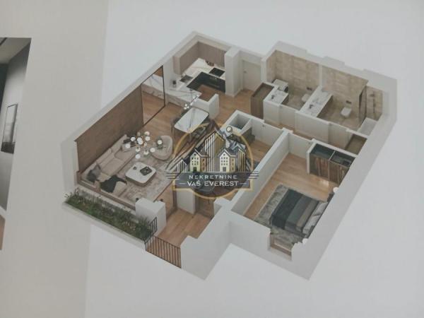 Glavna slika -Partizanske avijacije, Dvoiposoban stan na prodaju, 68m2, 269.000€