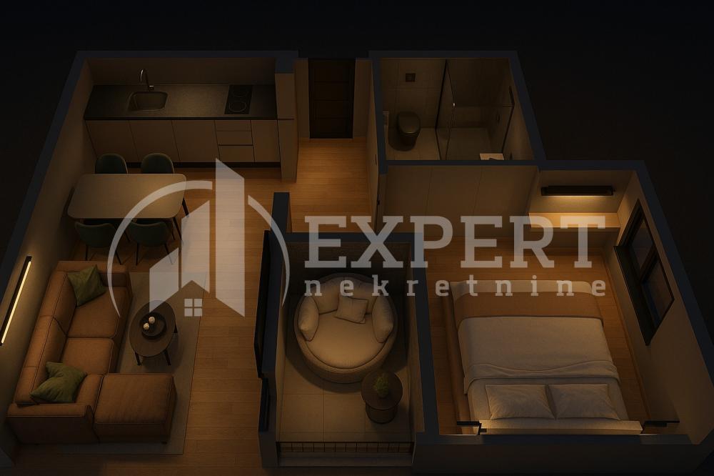 Slika 8 - Borivoja Stevanovića, Jednoiposoban stan na prodaju, 47m2, 85.033€