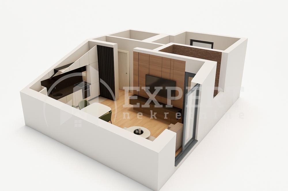 Slika 3 - Borivoja Stevanovića, Jednoiposoban stan na prodaju, 47m2, 85.033€