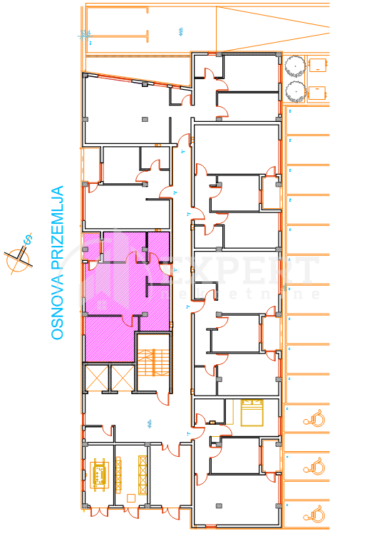 Slika 2 - Mokranjčeva, Dvoiposoban stan na prodaju, 66m2, 126.350€