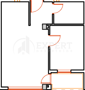 Slika 3 - Mokranjčeva, Jednoiposoban stan na prodaju, 37m2, 71.250€