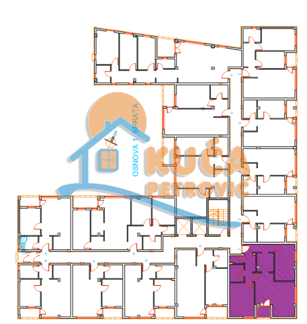Slika 2 - Mokranjčeva, Jednoiposoban stan na prodaju, 34m2, 64.990€