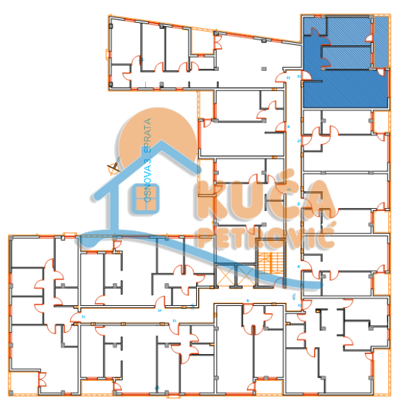 Slika 2 - Mokranjčeva, Četvorosoban stan na prodaju, 88m2, 167.770€