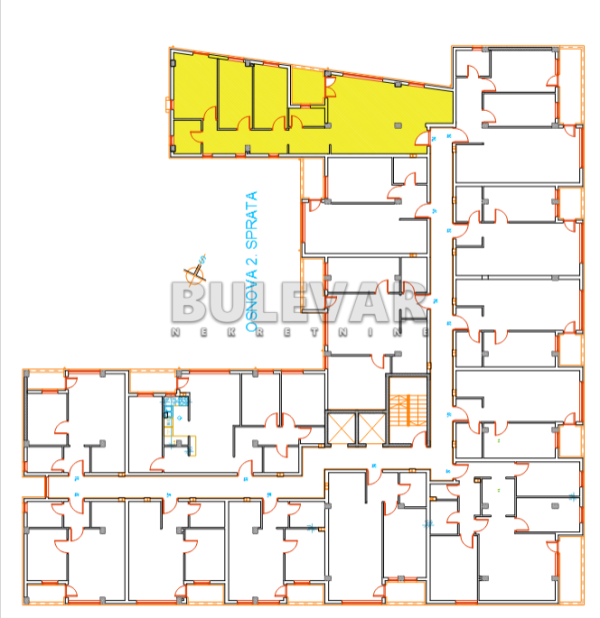 Slika 2 - Mokranjčeva, Dvoiposoban stan na prodaju, 65m2, 123.690€