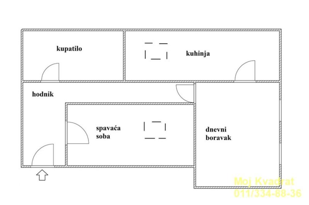 Slika 9 - Dvosoban stan na prodaju, 50m2, 122.000€