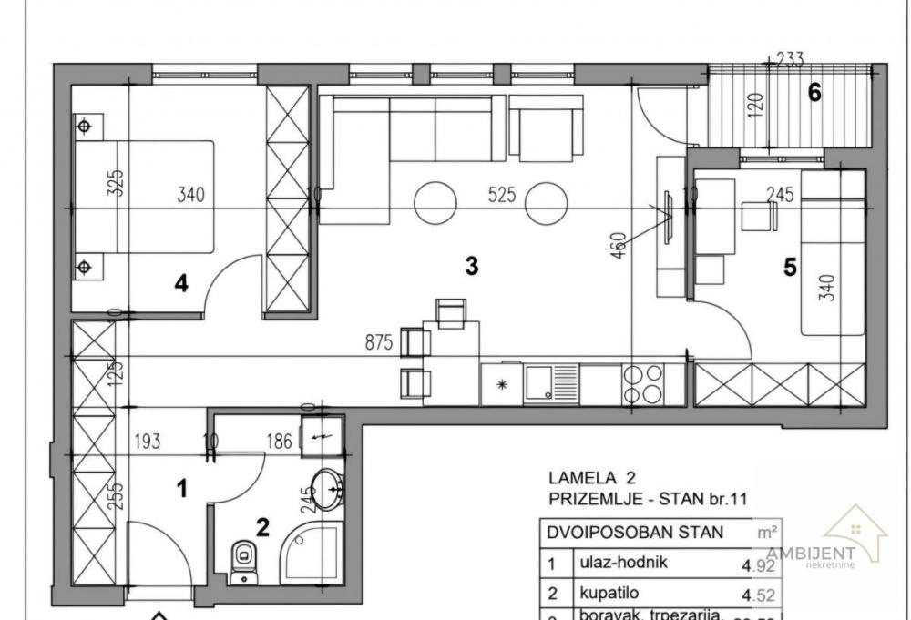 Slika 9 - Dvoiposoban stan na prodaju, 60m2, 136.705€