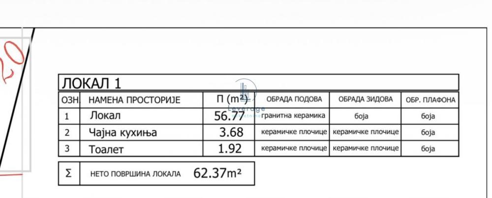 Slika 3 - Matice Srpske,  Lokal na prodaju, 62m2, 130.978€