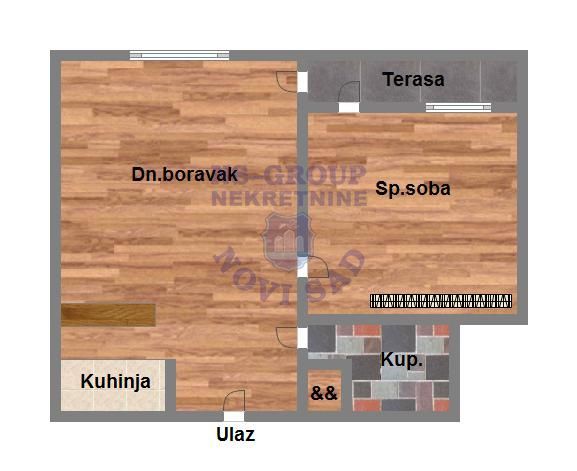 Slika 8 - Jednoiposoban stan na prodaju, 38m2, 154.500€