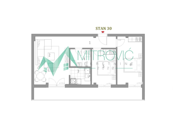 Glavna slika -Trosoban stan na prodaju, 71m2, 148.110€
